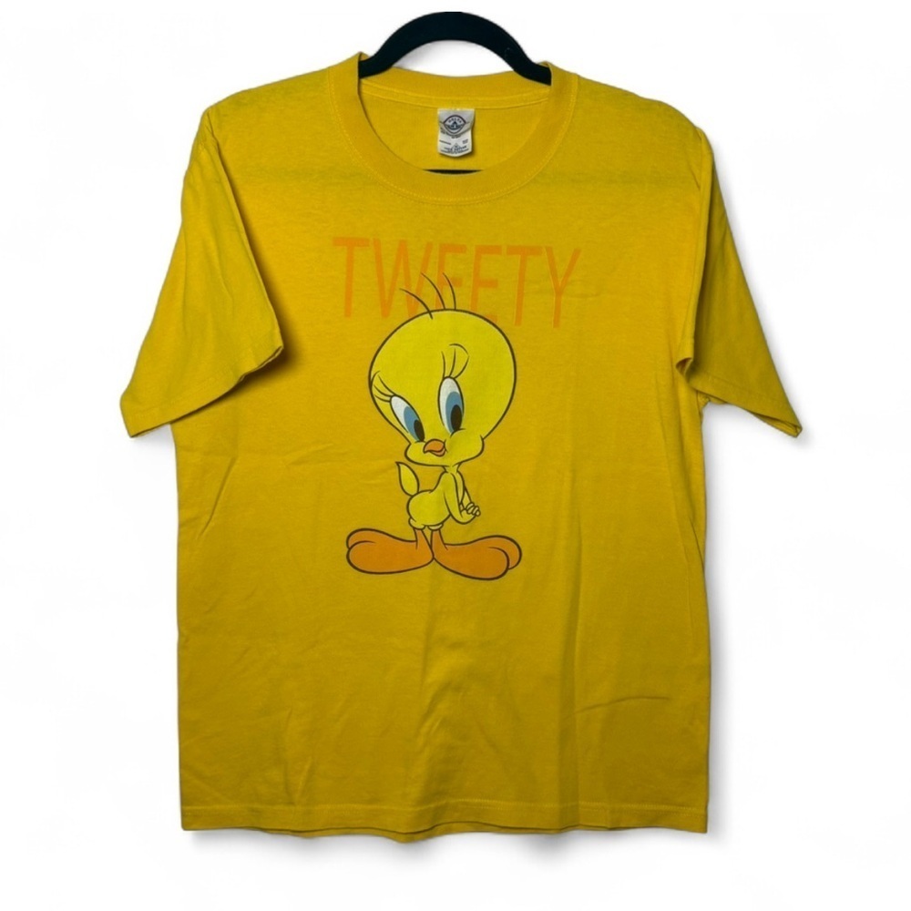 Vintage 90s Looney Tunes Tweety Bird Graphic Tee Yellow XL Delta Shirt